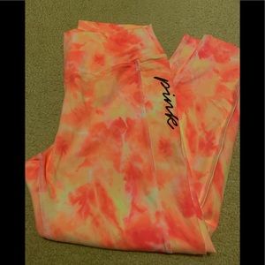 Pink leggings never used